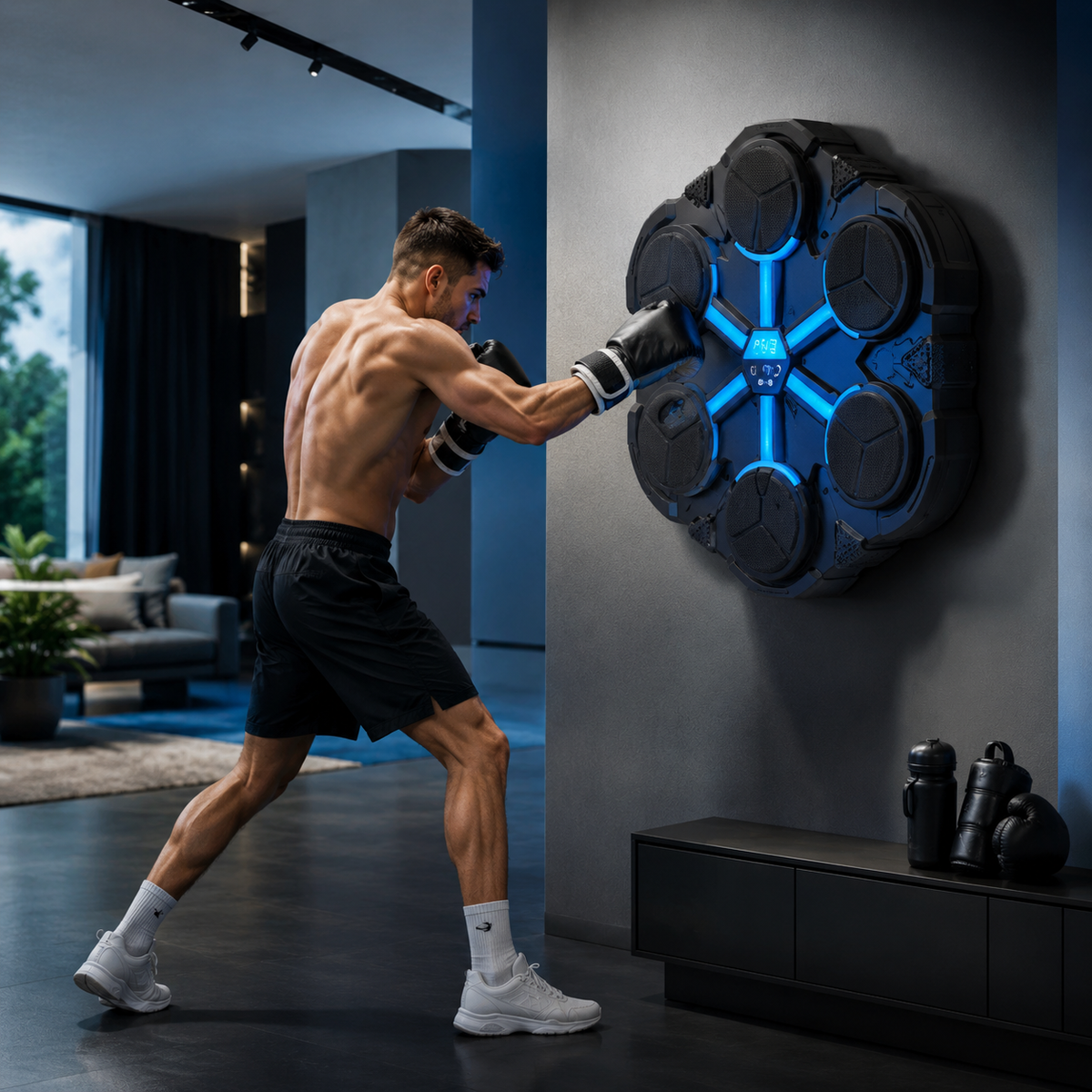 Smart Boxing Target Machine - Interactive Home Workout Trainer
