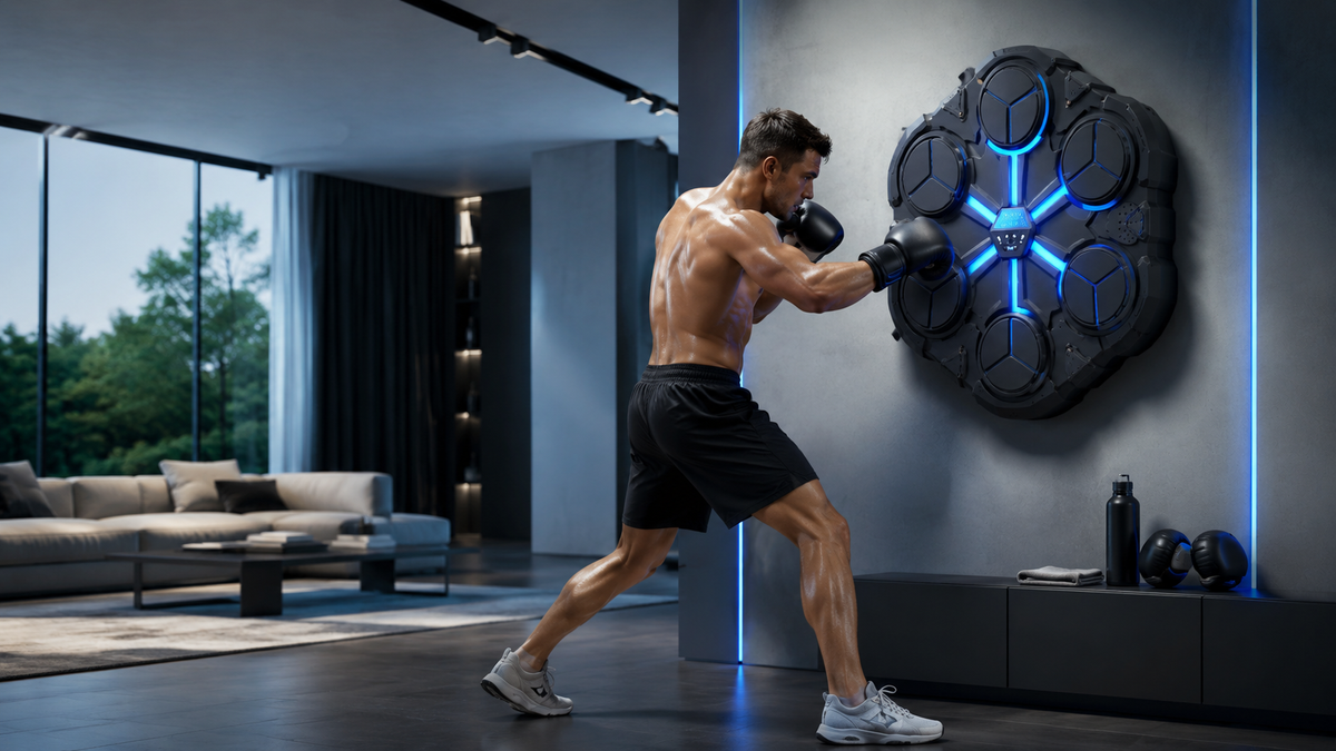 Smart Boxing Target Machine - Interactive Home Workout Trainer